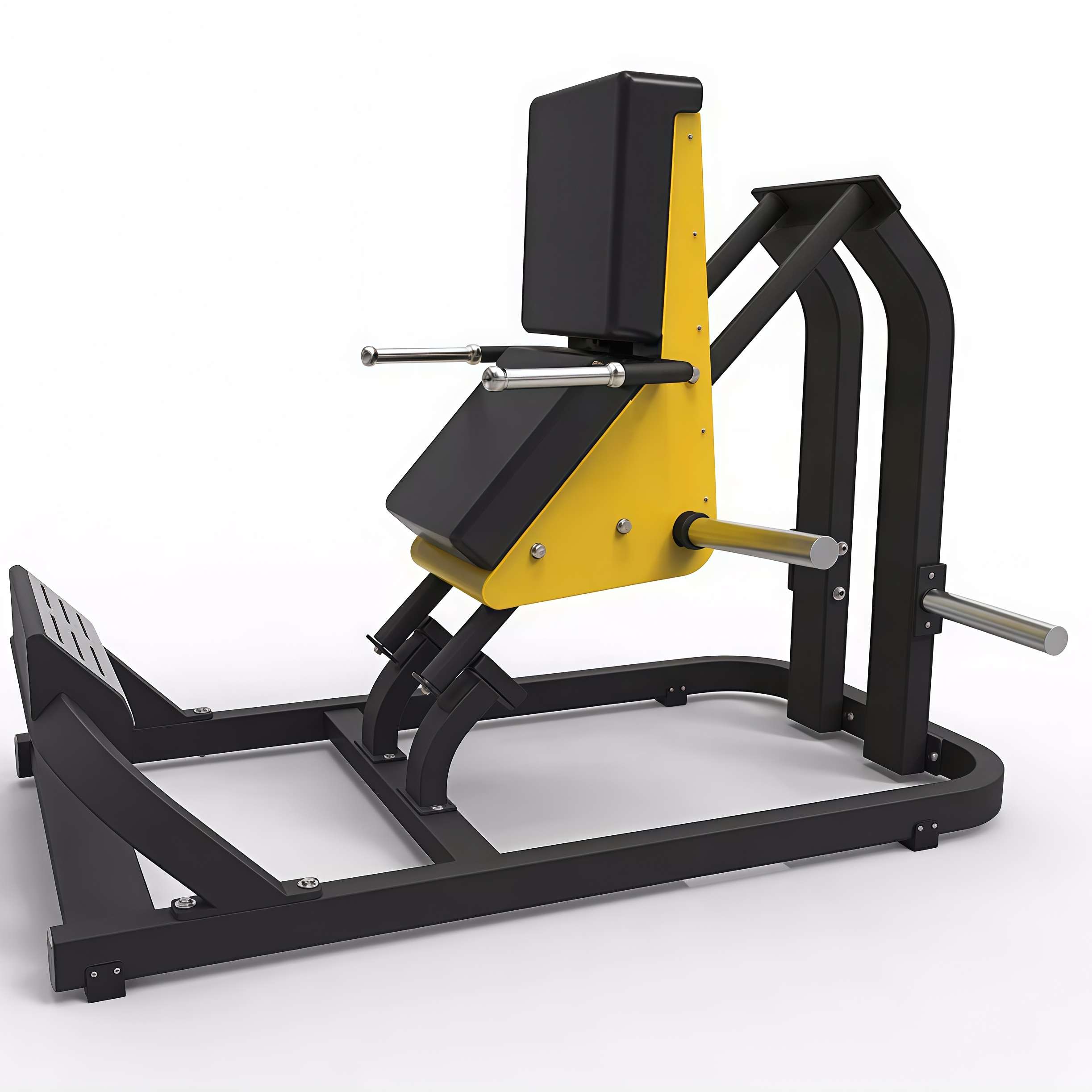 In de sportschool zittende kuitmachine